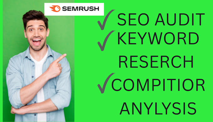 do semrush keyword research and SEO audit report