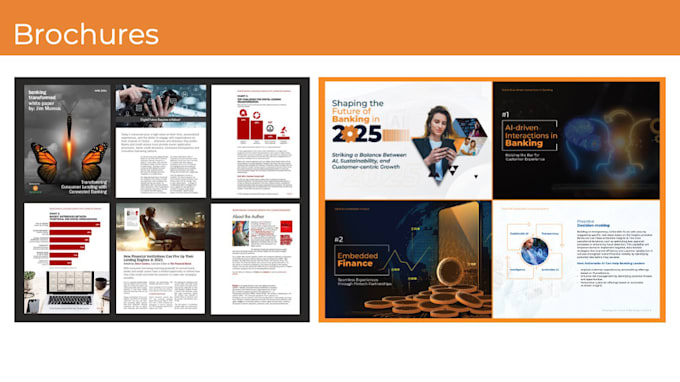 design brochure, flyer, ebook, whitepaper, poster, catalogue, case study