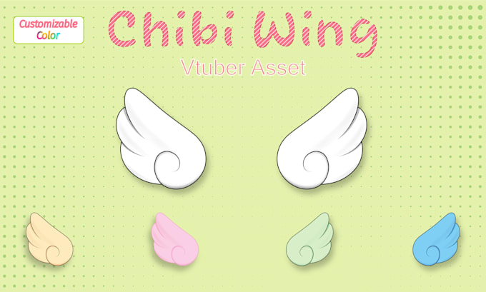 rig wings vtuber asset for your character