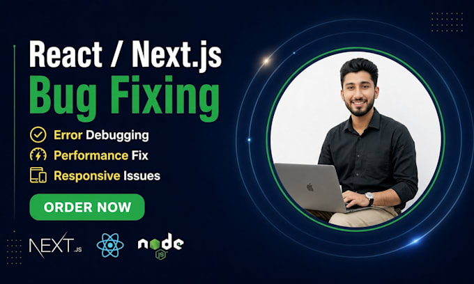 fix react or next js bugs responsiveness performance issues