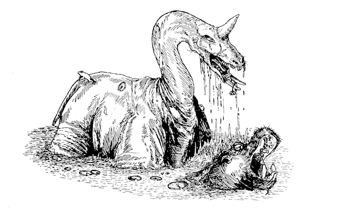 create a ilustration for creatures