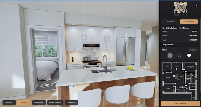 create 3d VR virtual tour, viewer 360 for web