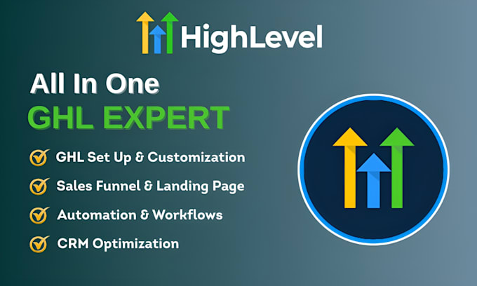 be your gohighlevel expert to setup highlevel website funnel workflow automation