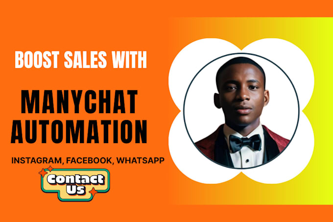 Create manychat and uchat chatbot for your social media business by ...