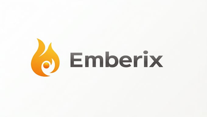 make different single flame dot minimalist logo  within 1 day