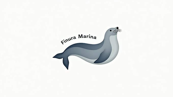 design eye catchy simple seal water minimalist logo  in 12 hours