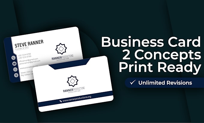 create a visitenkarte, a business card with email signature