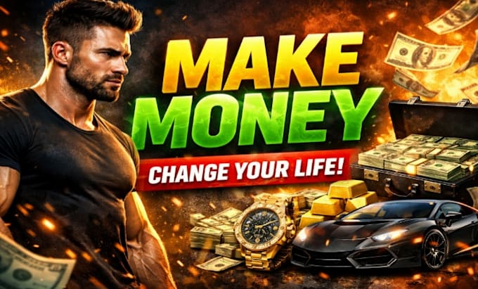 design attractive clickbait youtube thumbnail within 3 hours
