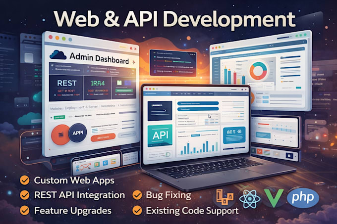 Build laravel backend, rest api and custom web application by Selina ...