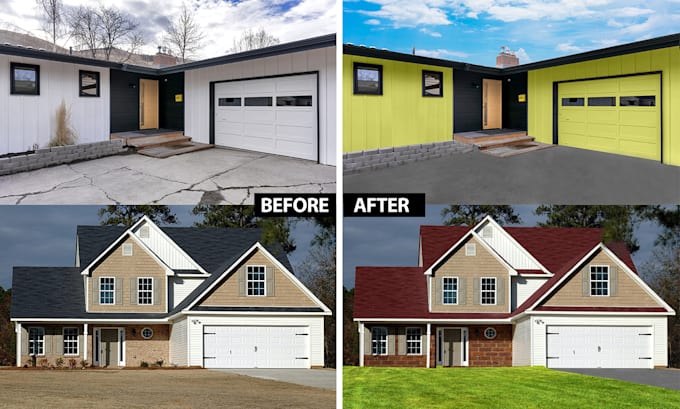Change house color and make modernize home exterior or interior by ...