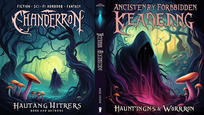 create fiction, sci fi, horror, fantasy book cover