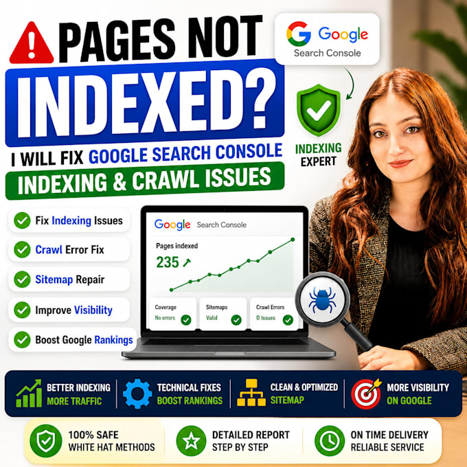 fix google search console indexing and crawl issues