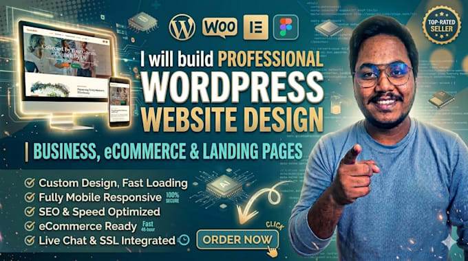 design and develop a high converting wordpress website for your business