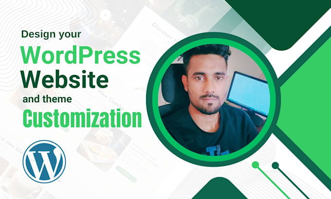 design your wordpress website and theme customization