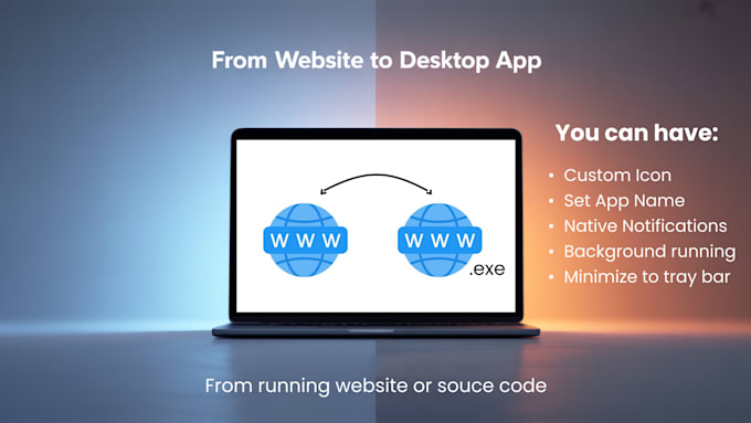 turn any website into an executable