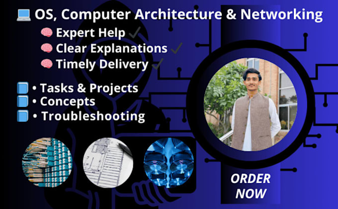 assist you with os tasks, computer architecture, ccna labs, network simulation