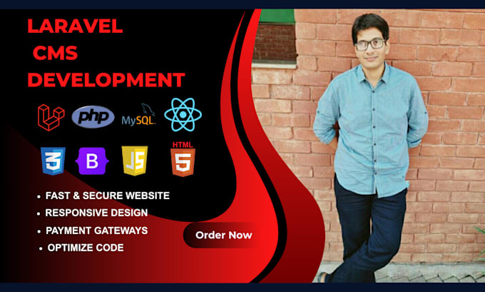 build a custom laravel cms for fast and secure website management