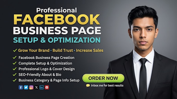 do facebook business page create and setup