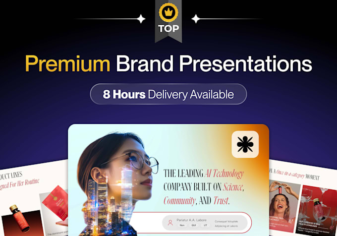 design a professional powerpoint presentation, pitch deck, and google slides