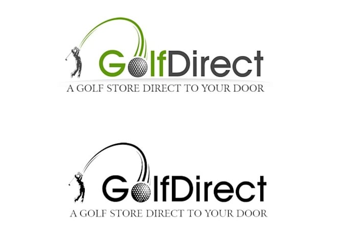 design online golf equipment retail store logo