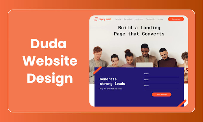 create duda website design with duda builder, redesign duda