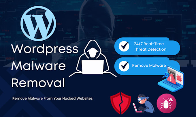 do wordpress malware removal, remove all viruses with wordpress security