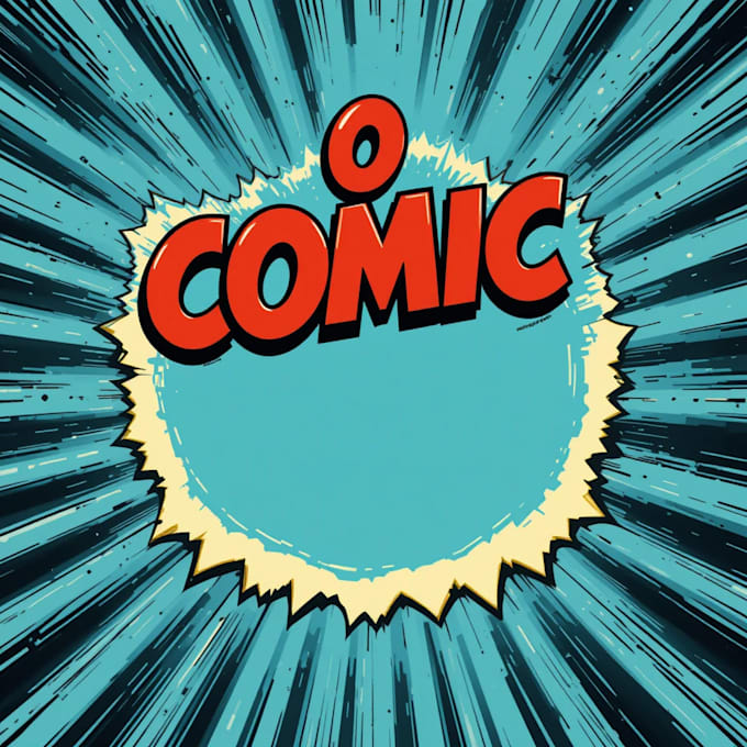 create a comic cover page design illustration