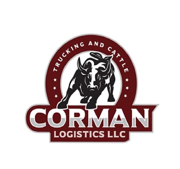design good looking classic cattle hauling logo