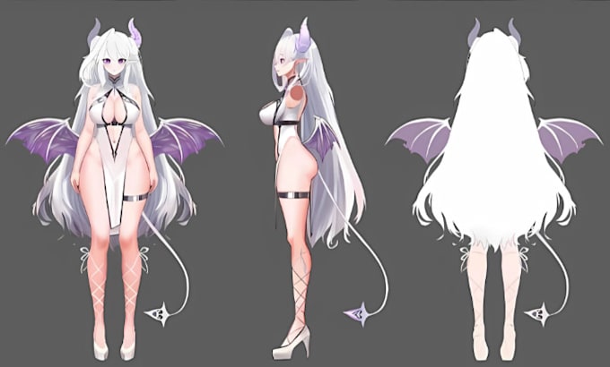 do 3d modeling character for you