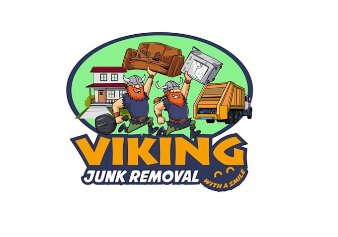 design viking junk removal logo