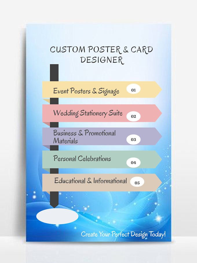 design custom poster and card