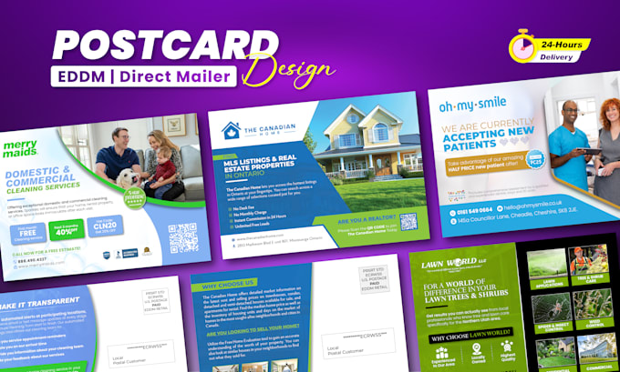 design attractive eddm postcards for your business