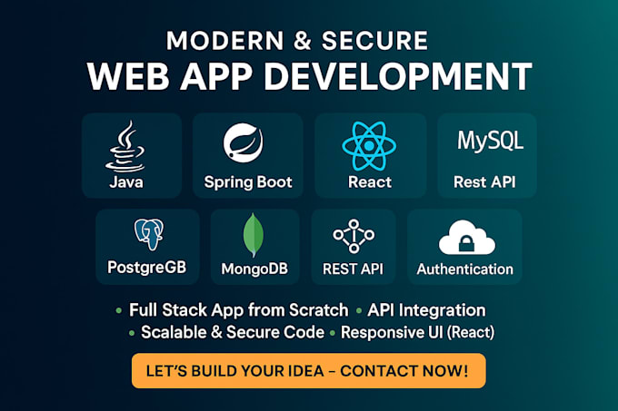 Develop java spring boot and react full stack application by Diniranga ...