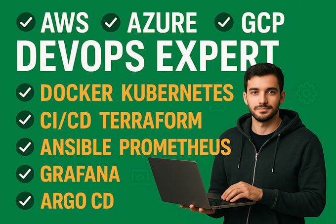 Help in docker cicd kubernetes aws azure iac gcp jenkins as devops ...