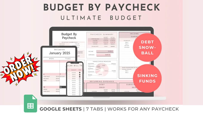 Create professional excel or google sheets templates and budget ...