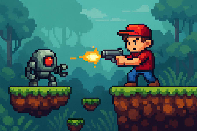 create a 2d game in unity like platformer, puzzle, fighting or any genre
