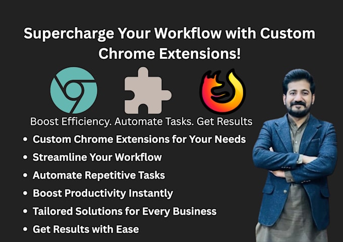 develop custom chrome extensions and web automation tools