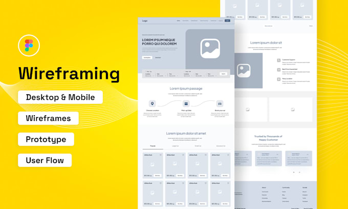 do wireframe, ui ux design and prototypes