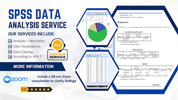 do expert spss statistical analysis