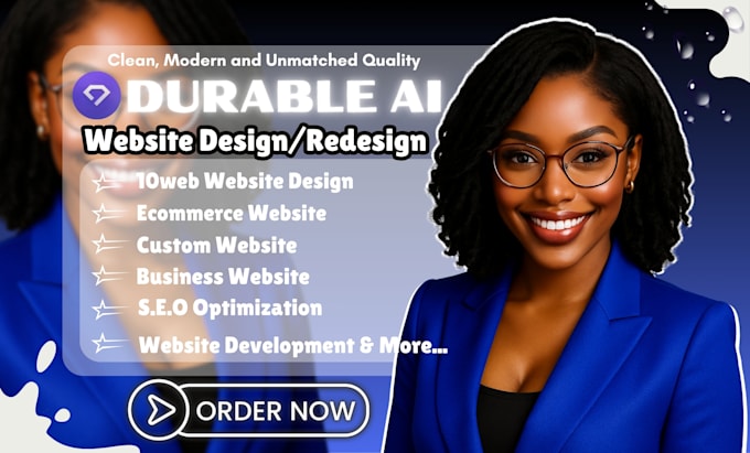 design durable ai 10web website weebly webwave website durable website 10web