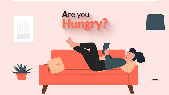 create unique food delivery explainer promo video ads