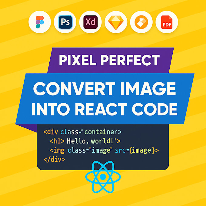 convert any image or screenshot into clean and responsive react component