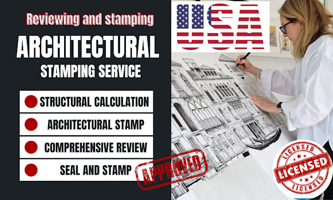 review stamp as licensed civil and structural engineer in texas and california