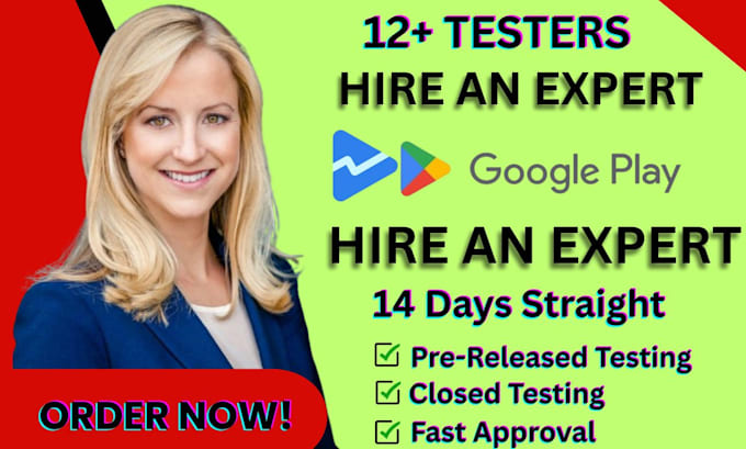 Provide 12 testers or 20 testers on google play console for closed ...
