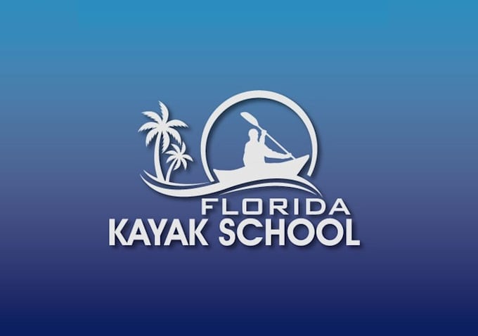 design awesome kayak school logo