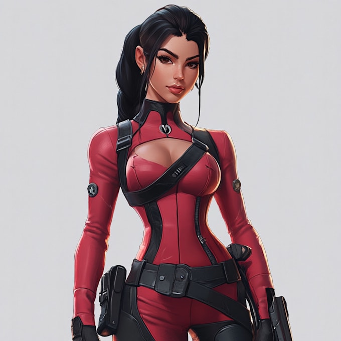 do game character art, 2d game character art