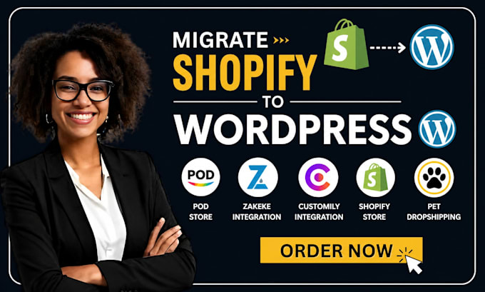 migrate shopify to wordpress pod store zakeke customily shopify pet dropshipping