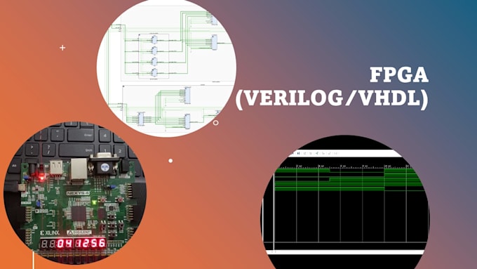 assist in fpga design and simulation using verilog or vhdl
