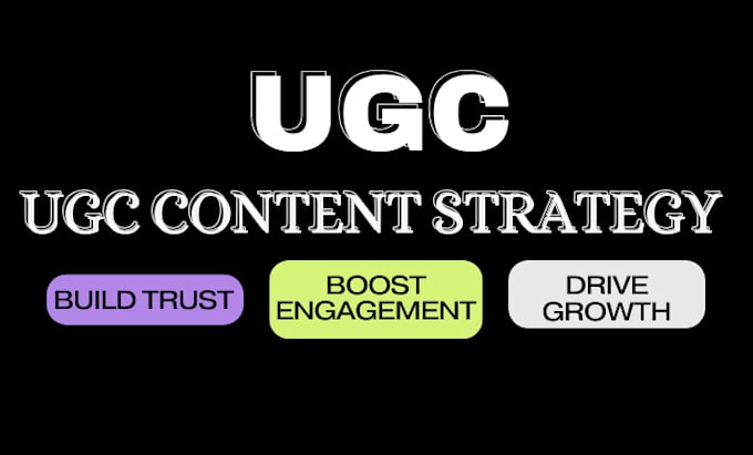 Help you develop a ugc content strategy that converts by ...