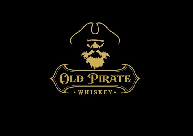 design awesome old pirate logo